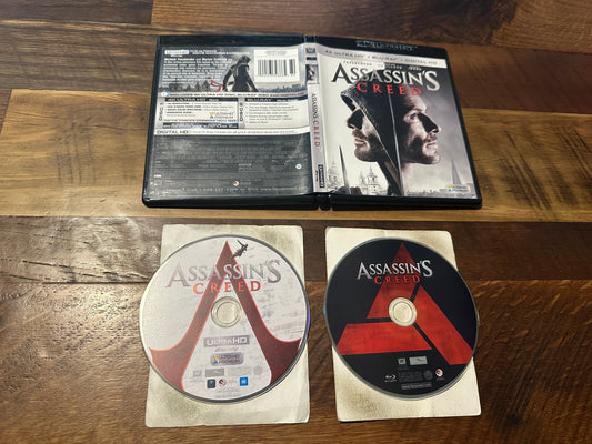Assassin’s Creed (4K Ultra HD/Blu ray, 20th Century Fox, 2 Disc, No Digital)
