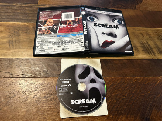 Scream 4K Ultra HD-Paramount-Wes Craven 90’s Horror Classic-No Digital