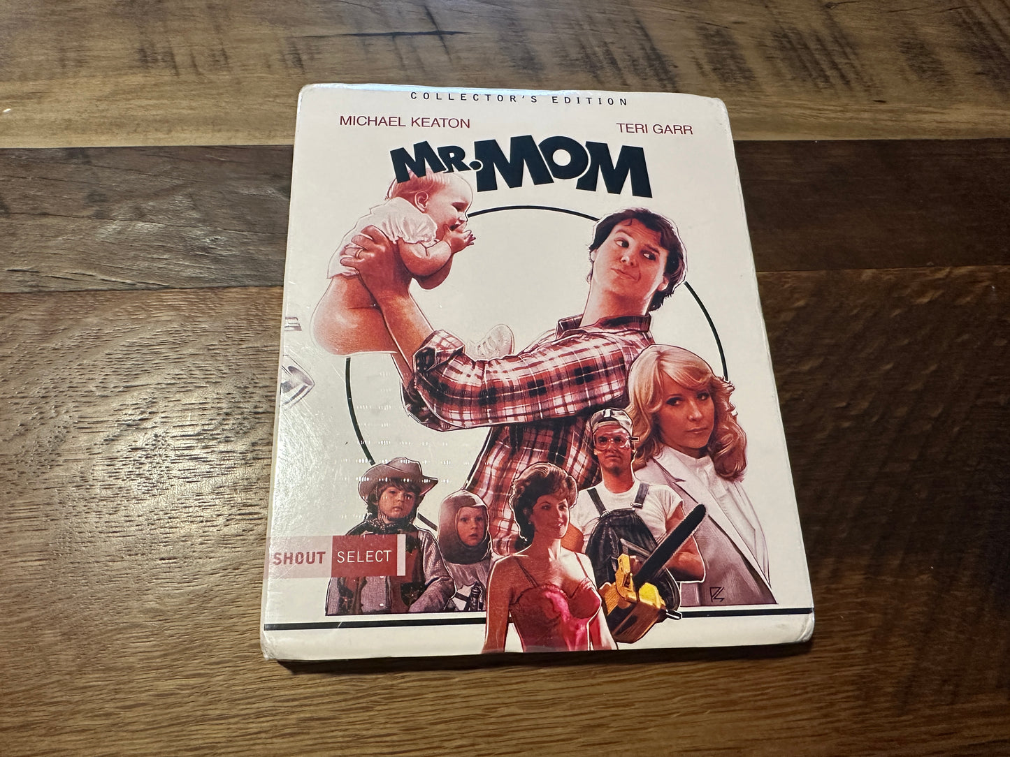 Mr. Mom (Blu ray, Shout Select, Collector’s Ed, Michael Keaton, Slipcover, NEW)