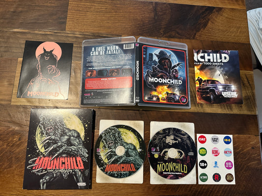 Moonchild (Blu ray, Visual Vengeance, Slipcover, Todd Sheets Horror)