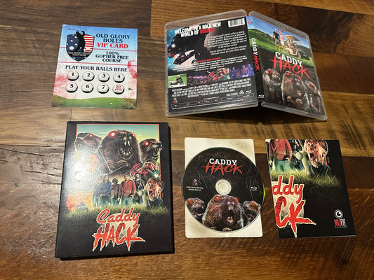 Caddy Hack (Blu ray, Wild Eye Releasing, Slipcover, Obscure, Poster)