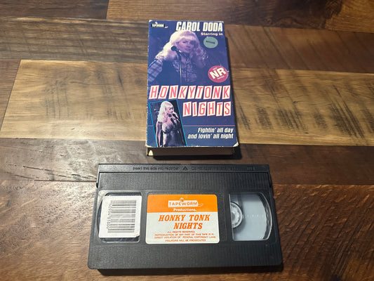 Honeytonk Nights VHS-Tapeworm Production-Slipcase-Carol Doda-Rare
