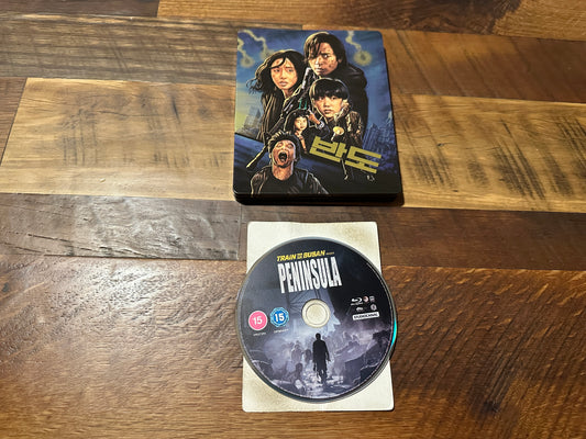 Train To Busan: Peninsula (Blu ray, Studiocanal, Steelbook, Region B)