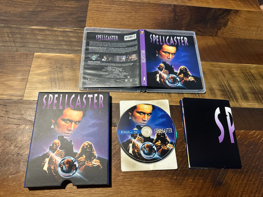Spellcaster Blu ray-Vinegar Syndrome-OOP Slipcover-4000 Made-
