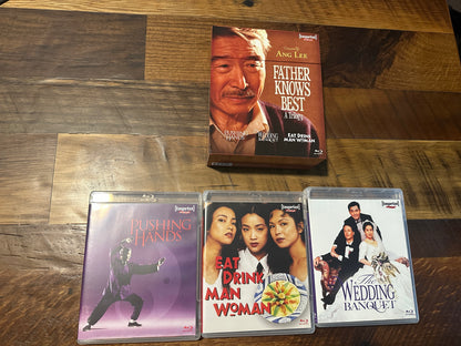 Father Knows Best A Trilogy (Blu ray, Imprint, Ang Lee, 3 Movies, Boxset)
