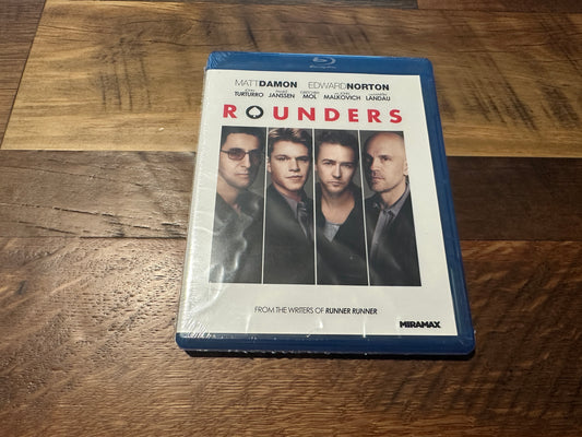 Rounders Blu ray-Lionsgate-Matt Damon Classic-Widescreen-NEW-