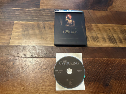 The Conjuring (4K Ultra HD/Blu ray, Steelbook, Limited Ed, J Sleeve, No Digital)