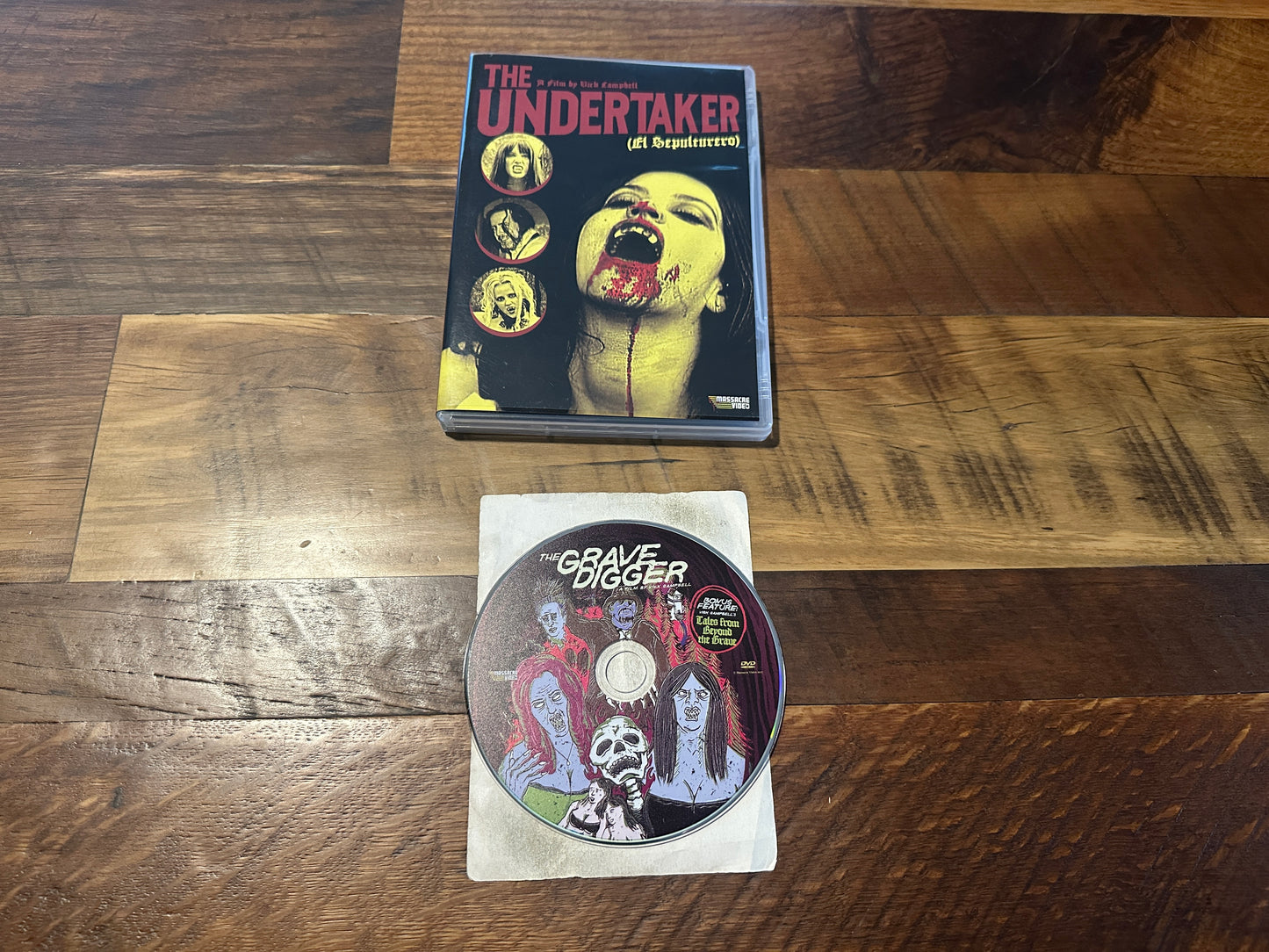 The Grave Digger & Tales From Beyond the Grave (DVD, Massacre Video)