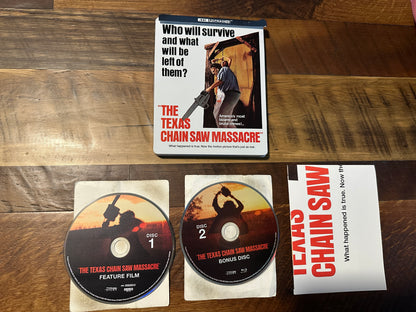 The Texas Chainsaw Massacre (4K Ultra HD, Steelbook, Dark Sky Films, J Sleeve)