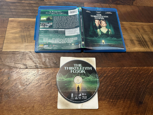 The Thirteenth Floor (Blu ray, Sony Pictures, 90’s Sci-fi Classic)
