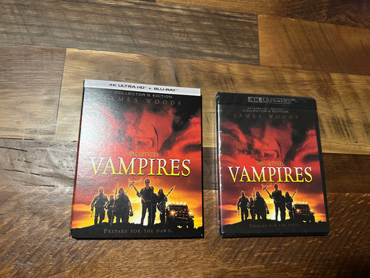 John’s Carpenter’s Vampires 4K Ultra HD-Scream Factory-Slipcover-NEW