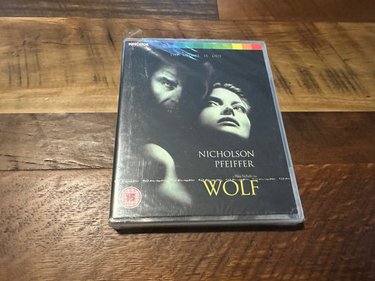 Wolf Blu ray-Indicator-Limited Edition-Booklet-Jack Nicholson-NEW