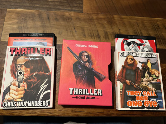 Thriller A Cruel Picture 4K Ultra HD-Vinegar Syndrome-Limited Edition-Boxset-OOP