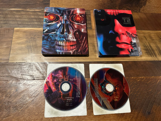 Terminator 2 Judgement Day (4K Ultra HD/Blu ray, Steelbook, Slipcover)
