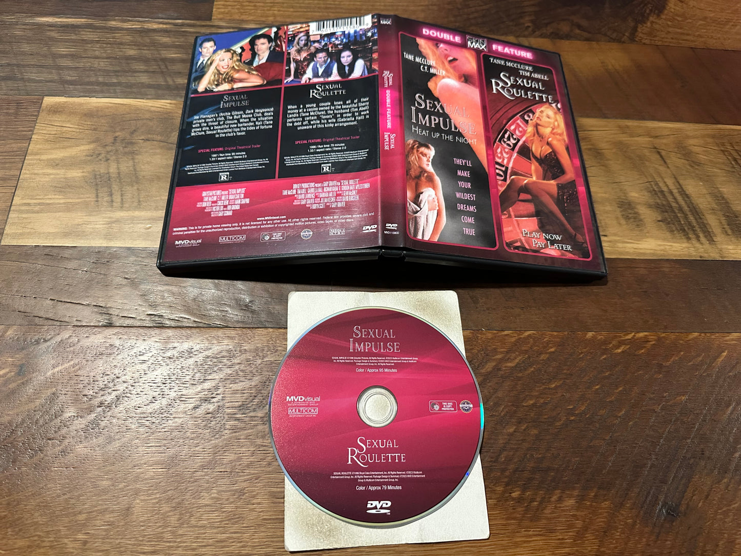 Sexual Impulse & Sexual Roulette DVD-Skin Max Double Feature