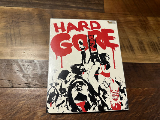 Hard Gore Blu ray-Slipcover-Massacre Video-70’s Horror-NEW-