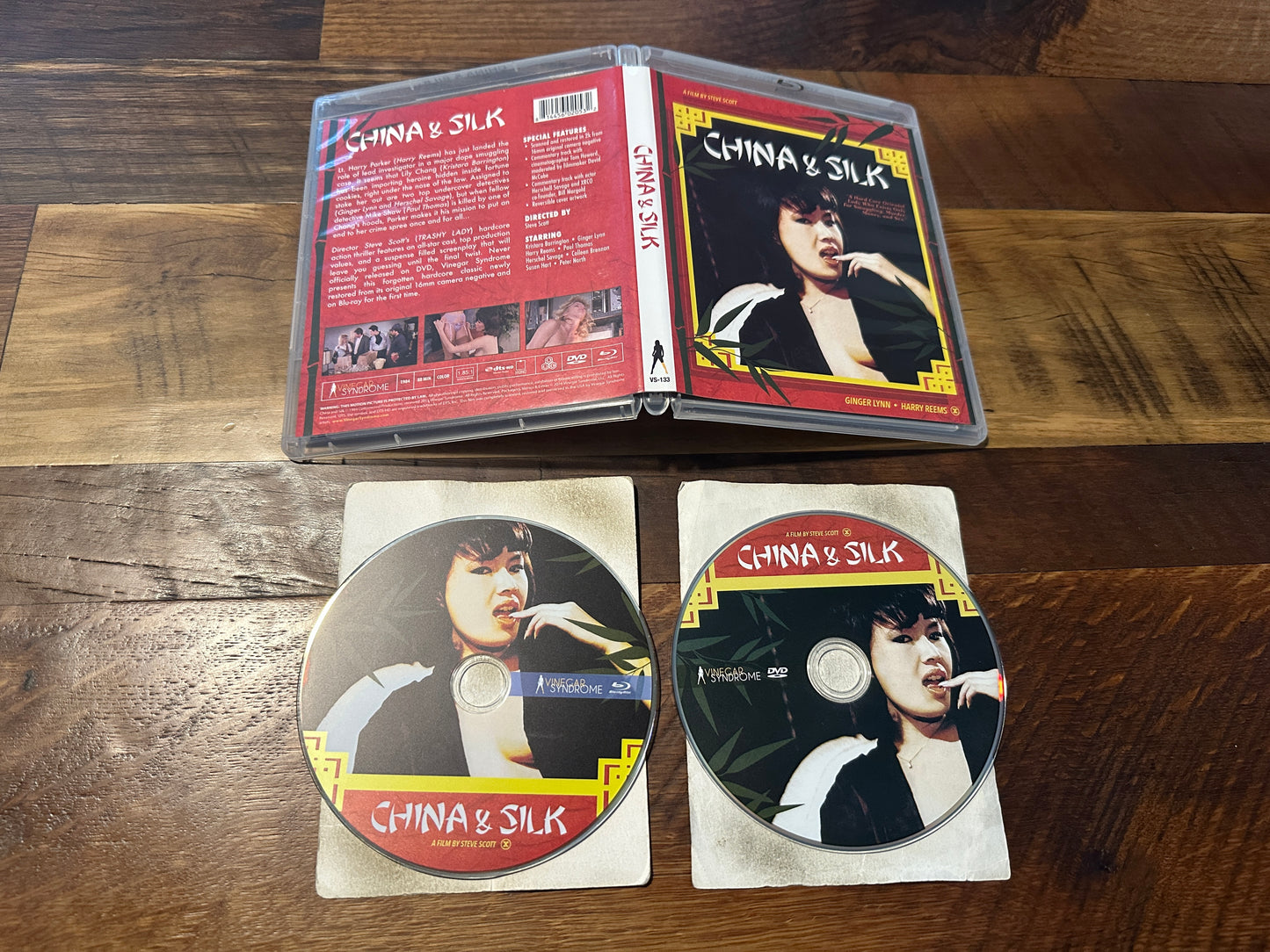 China Silk (Blu ray, Vinegar Syndrome, 80’s Sleaze, Very Rare)