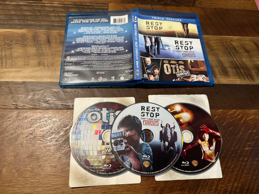 Rest Stop Dead Ahead & Don’t Look Back & Otis Blu ray-Triple Feature-