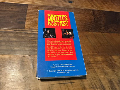 Death’s Ecstasy VHS-HQV Release-Slipcase-90’s-Very Rare-OOP