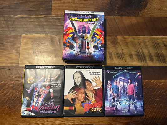 Bill & Ted’s Most Triumphant Trilogy (4K Ultra HD, Shout Factory, Boxset)
