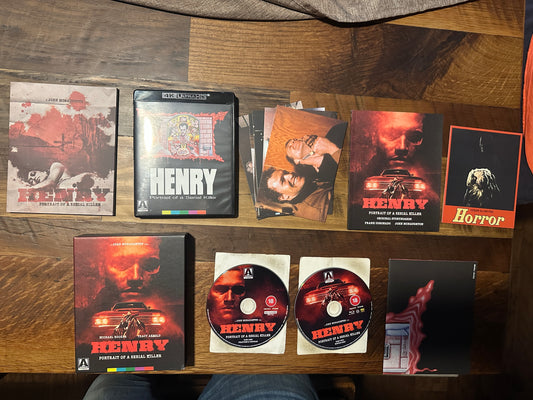 Henry Portrait Of A Serial Killer (4K Ultra HD/Blu ray, Arrow Video, Limited Ed)