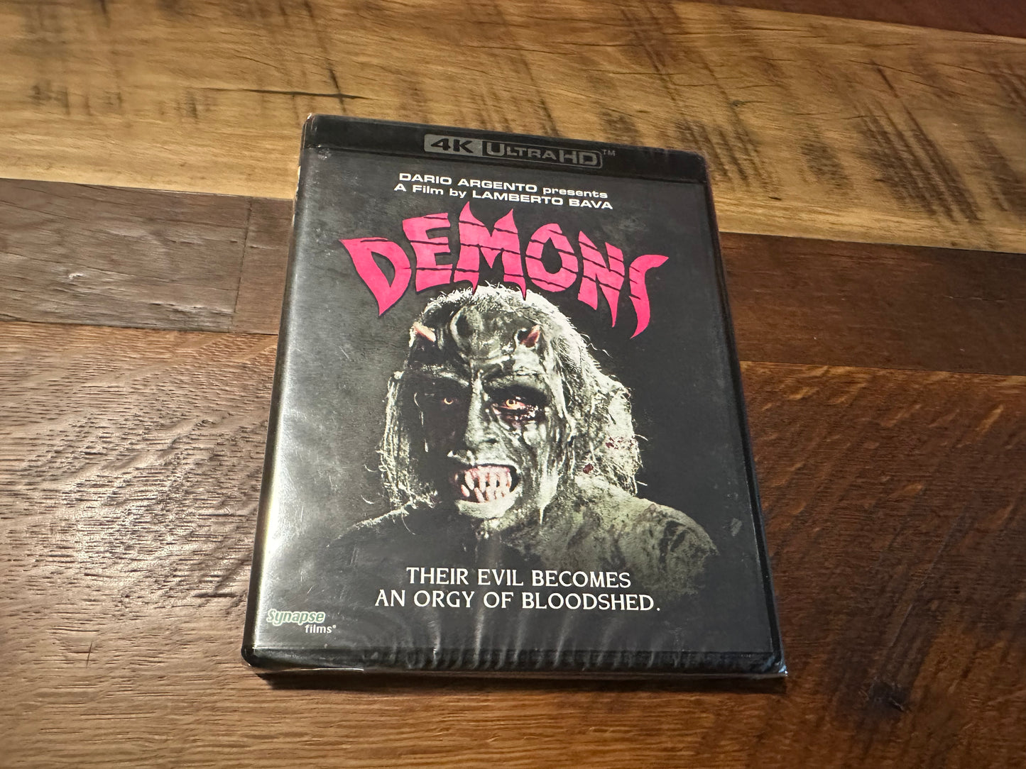 Demons 4K Ultra HD-Synapse Films-Dario Argento Classic-NEW