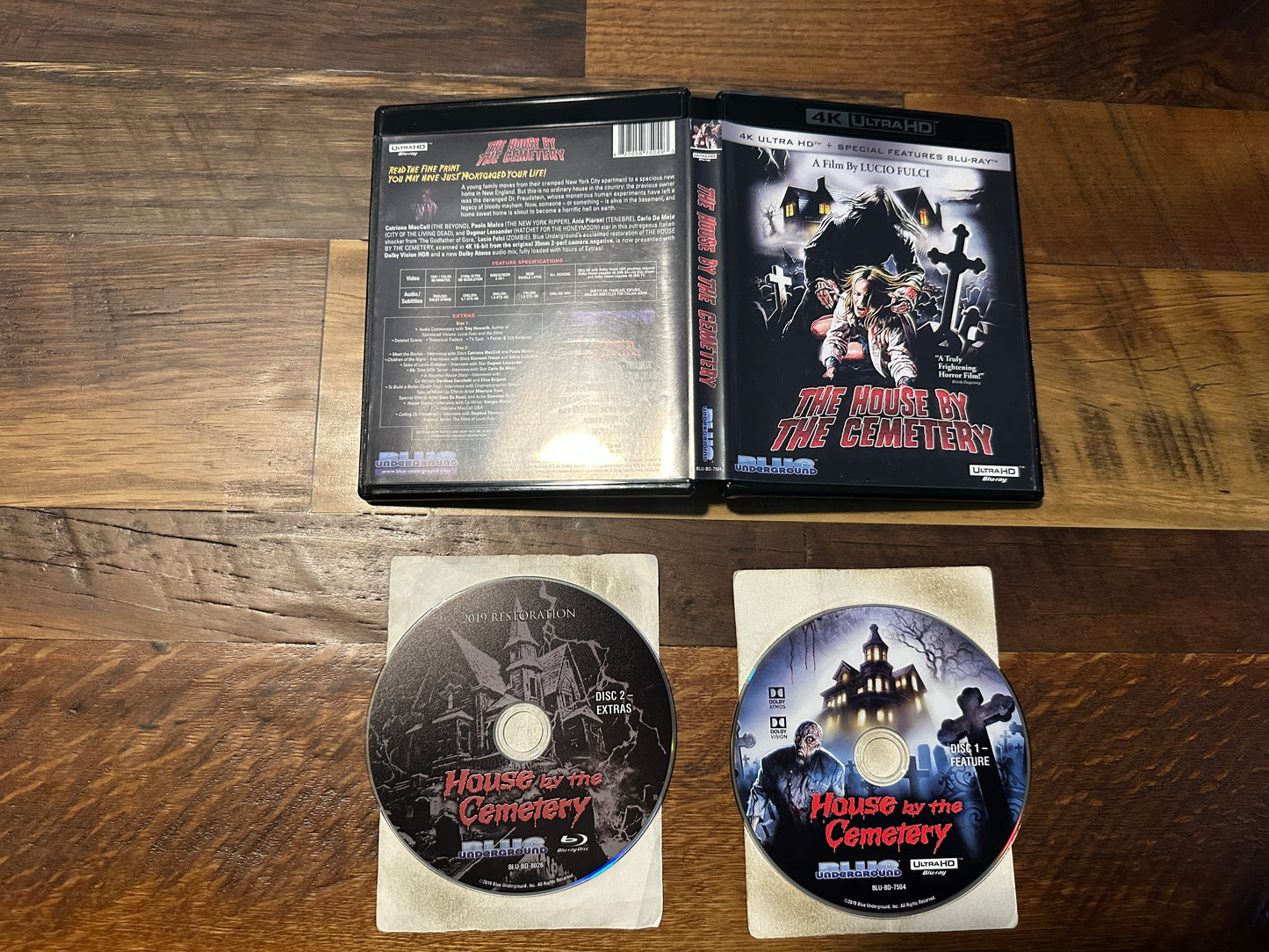 The House By the Cemetery (4K Ultra HD, Blue Underground, 2 Disc)