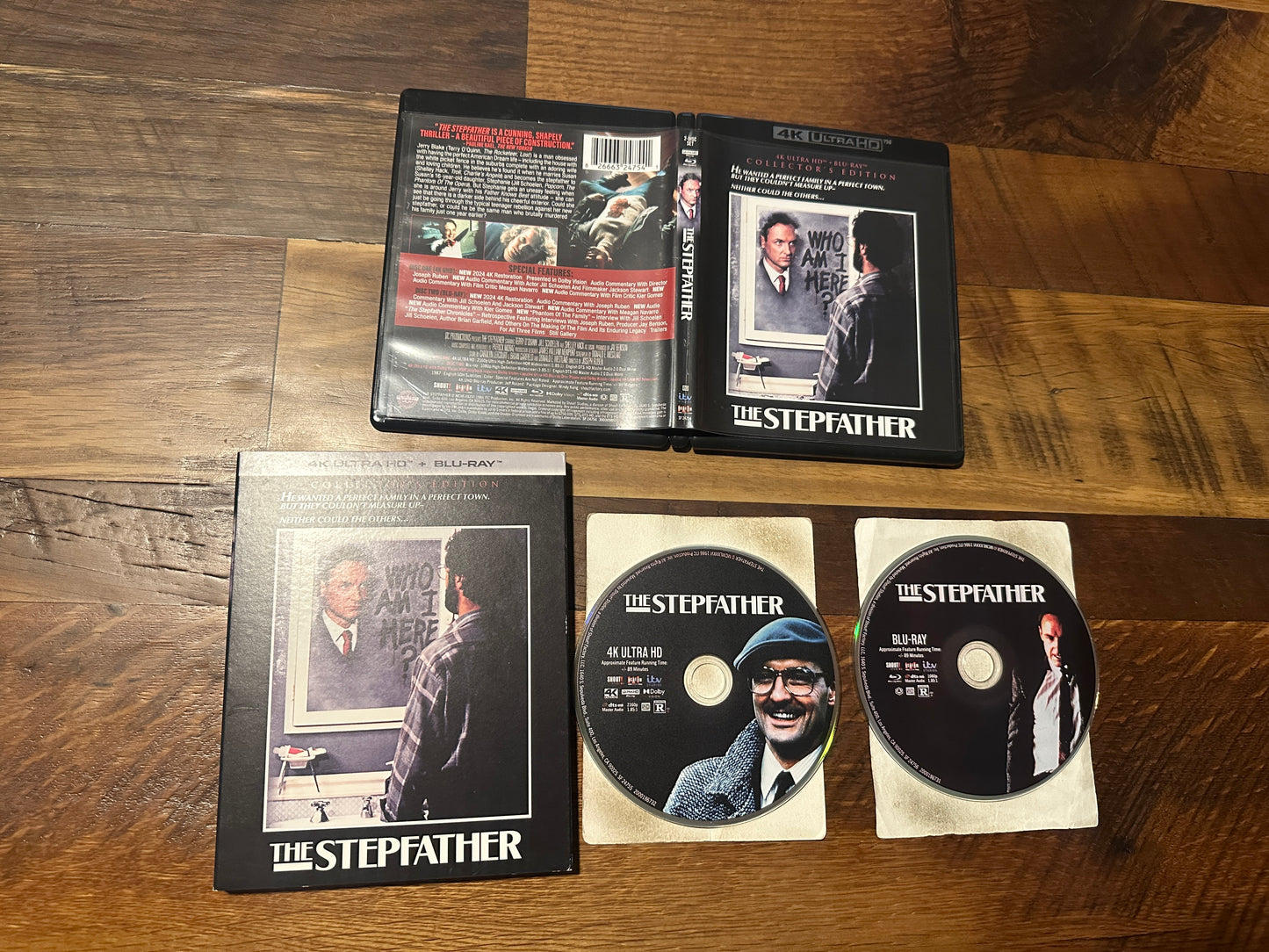 The Stepfather (4K Ultra HD/Blu ray, Scream Factory, Slipcover, 2 Disc)