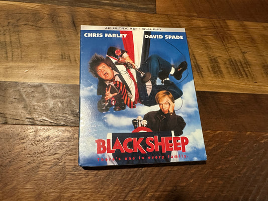 Black Sheep 1996 (4K Ultra HD/Blu ray, Kino Lorber, 90’s Classic, Slipcover, NEW)