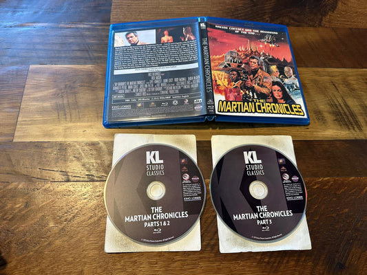 The Martian Chronicles Parts 1-3 Blu ray-Kino Lorber-80’s Classic-