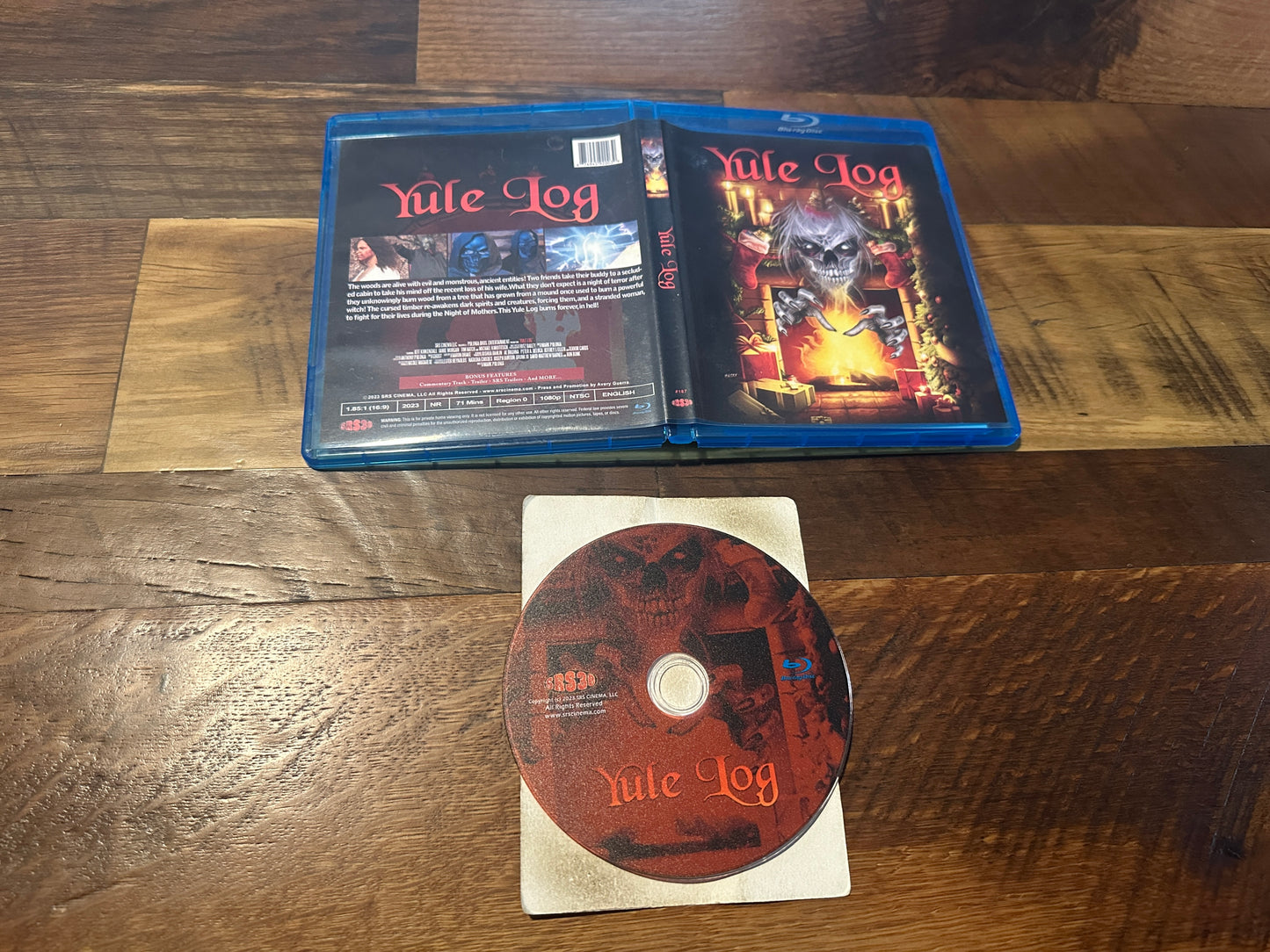 Yule Log (Blu ray, SRS Cinema, 2023 Obscure Horror, Widescreen)