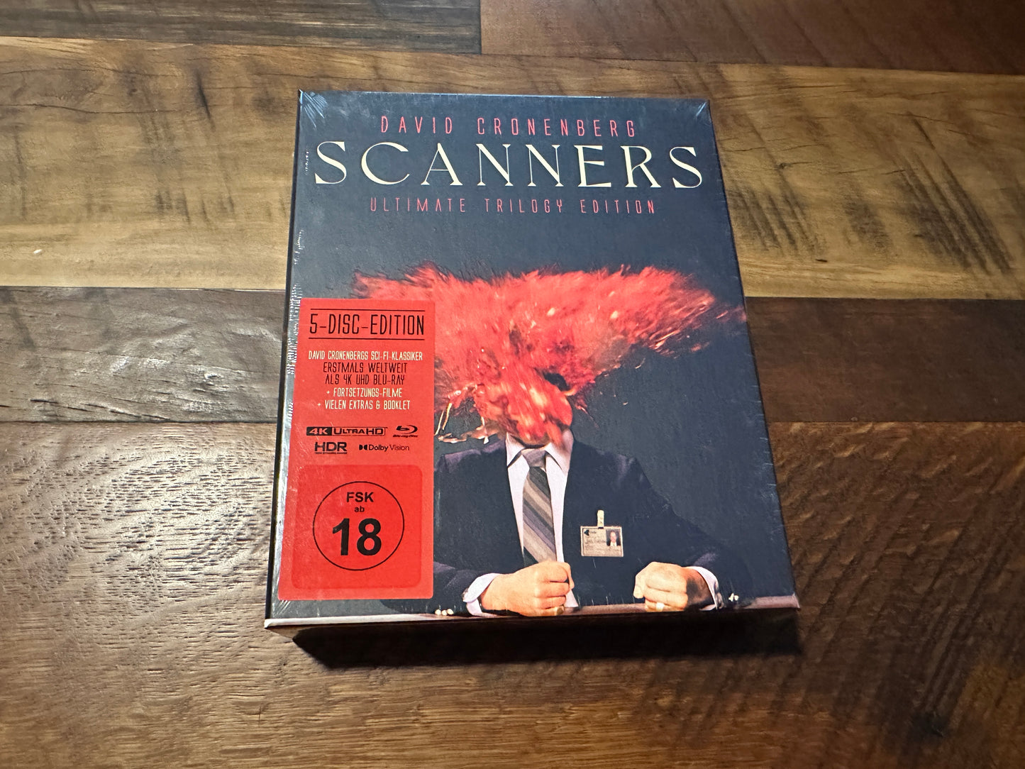 Scanners Ultimate Trilogy Edition (4K Ultra HD, Region B, 5 Disc, NEW)
