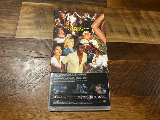 Zombie Island Massacre Blu ray-Vinegar Syndrome-Slipcover-NEW-