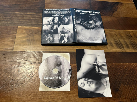 Torture Of A Pig (DVD-R, Lucyfur Dahmer Production, Very Disturbing)