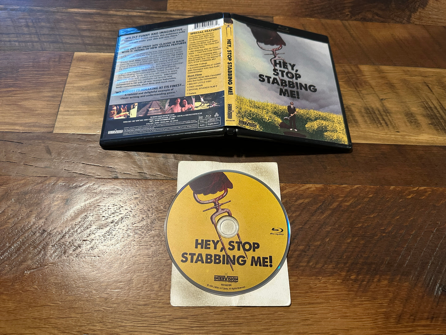 Hey, Stop Stabbing Me (Blu ray, lntervision, Obscure Horror, 2000 SOV)