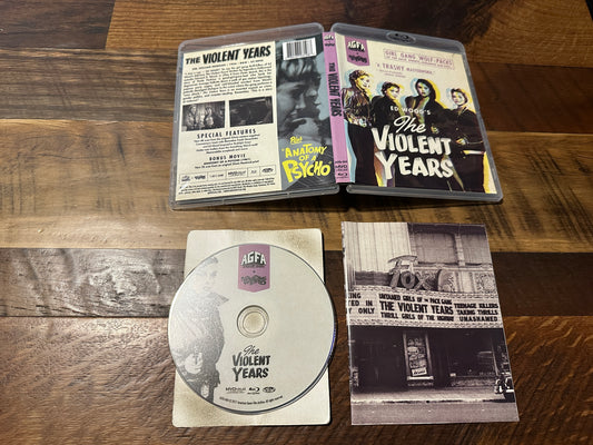 The Violent Years & Anatomy Of A Psycho (Blu ray, AGFA, 50’s Classic)