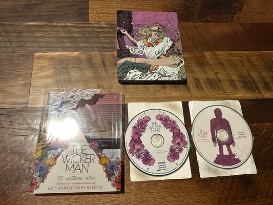 The Wicker Man (4K Ultra HD/Blu ray, Steelbook, Slipcover,  Final Cut, No Digital)