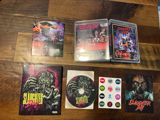 Slaughter Day (Blu ray, Visual Vengeance, Slipcover, Poster)