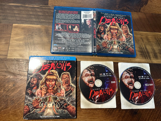 Night of the Demons Blu ray/DVD*Scream Factory*Collector Ed*Slipcover*