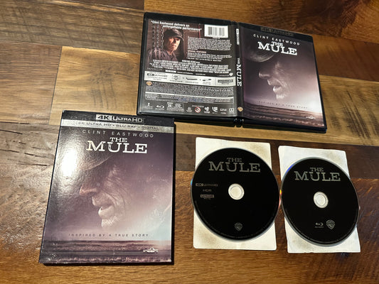 The Mule 4K Ultra HD/Blu ray-Warner Bros-Slipcover-2 Disc-No Digital