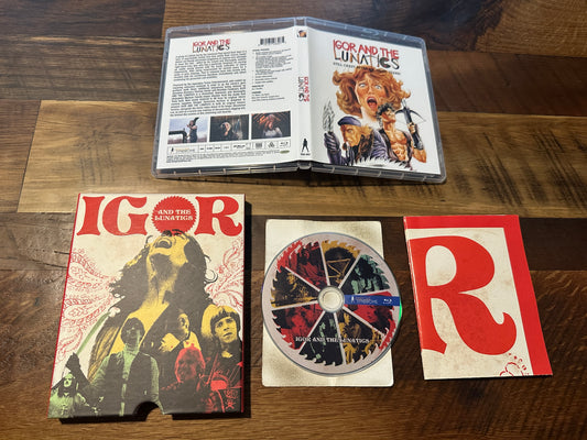 Igor and the Lunatics (Blu ray, Vinegar Syndrome, Hard Slipcase)