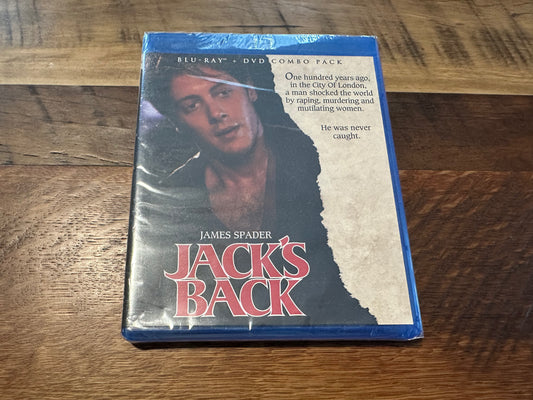 Jack’s Back Blu ray/DVD-Scream Factory-80’s Classic-Widescreen-NEW