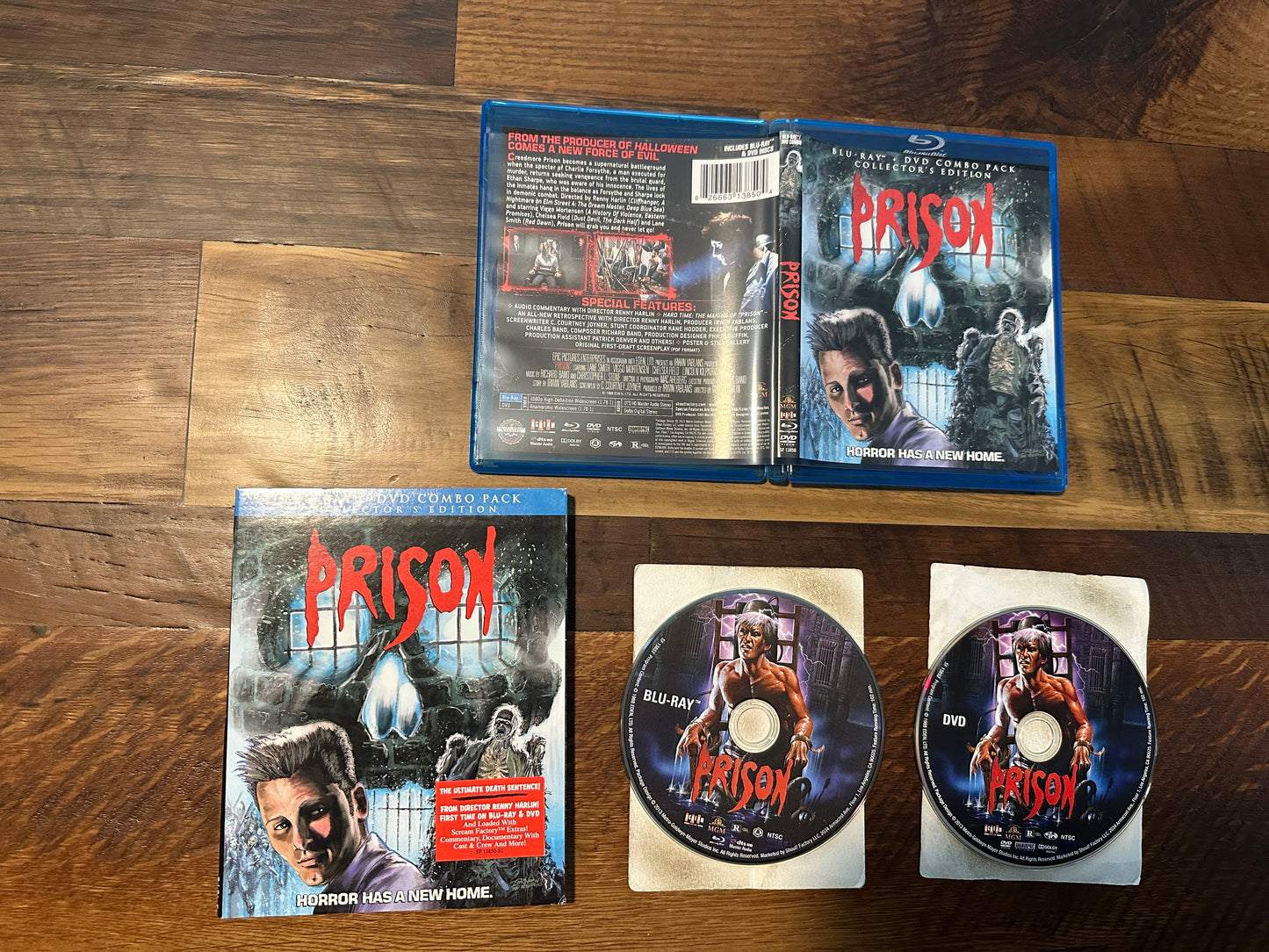 Prison (Blu ray/DVD, Scream Factory, Collector’s Edition, 2 Disc, Slipcover)