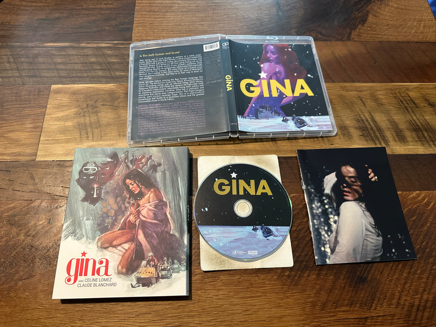 Gina (Blu ray, Vinegar Syndrome Partner Label, Alternative Slipcover, 70's Classic)