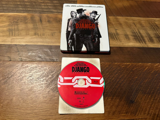 Django Unchained Blu ray -Steelbook-Anchor Bay-No Digital