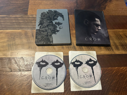 The Crow 4K (2024 Ultra HD/Blu ray, Steelbook, Slipcover, No Digital)