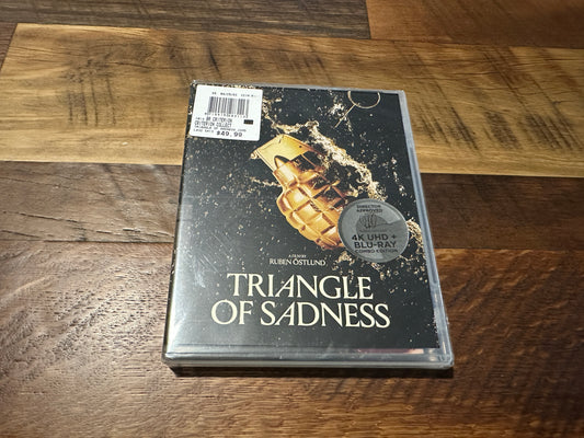 Triangle Of Sadness 4K Ultra HD/Blu ray-Criterion Collection-2 Disc-NEW-
