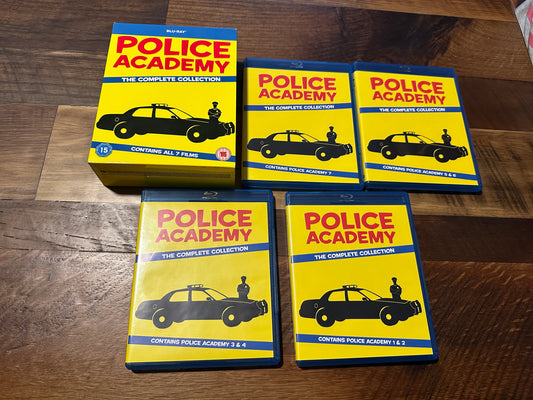 Police Academy The Complete Collection Blu ray-Warner Bros-All 7 Films-