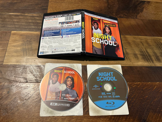 Night School (4K Ultra HD/Blu ray, Universal, 2 Disc, Kevin Hart, No Digital)