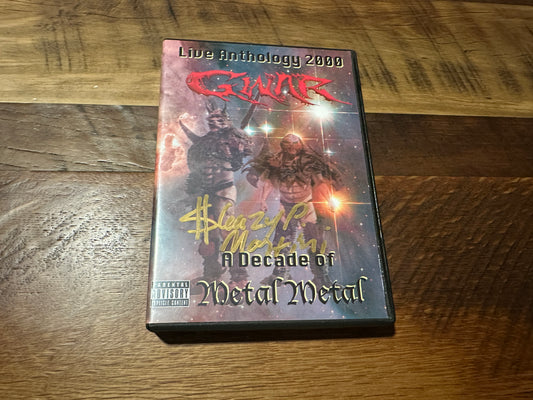Live Anthology 2000 Gwar: A Decade Of Metal Metal (DVD-R’s, 5 Disc Set, Signed)